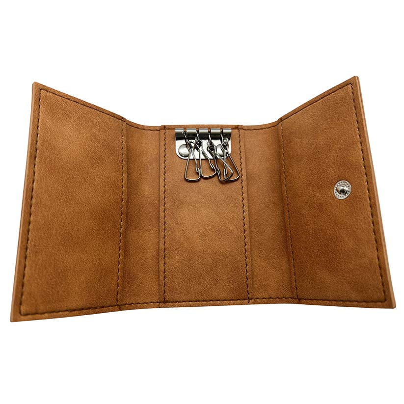 PU Discolored Leather Wallet